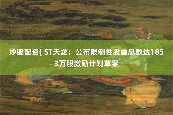 炒股配资( ST天龙：公布限制性股票总数达1853万股激励计划草案