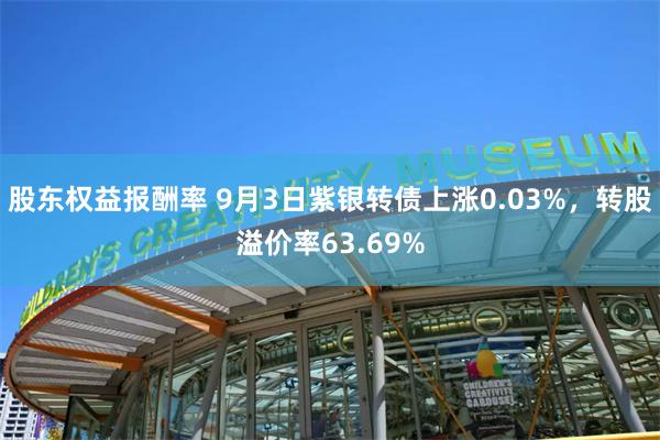 股东权益报酬率 9月3日紫银转债上涨0.03%，转股溢价率63.69%